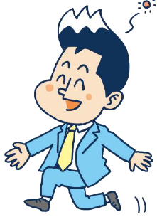 歩く人